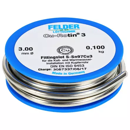 JUOTOSTINA SN97/CU3 3,0MM / 100G DIN29453 - Hitsauslangat - FEL010 - 1