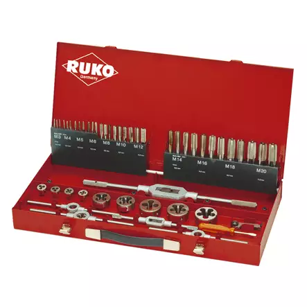 RUKO KIERRETYÖKALUSARJA M3-M20 54-OS - Kierretapit MM-koot - 245040 - 1
