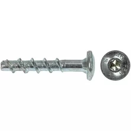 Betoniruuvi 6X40 FBS 100Kpl Kupu - Kevytbetoniruuvit - FIS076060 - 1