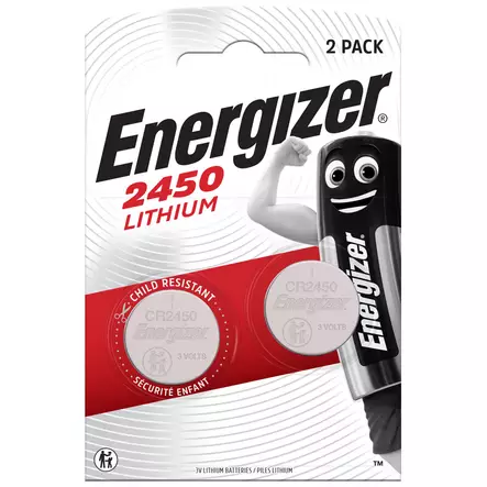 Energizer Lithium CR2450 2kplL/pkt - Paristot - 30011040 - 1
