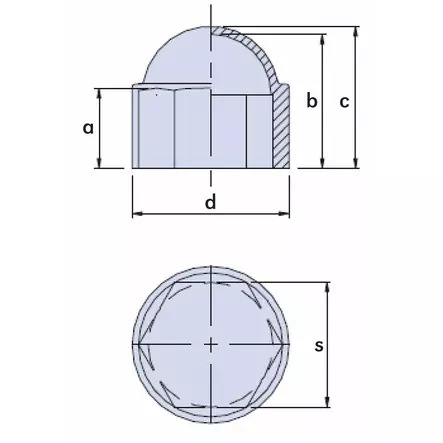 Hattumutteri M4 4kpl Ip - Essve kiinnitystarvikkeet - MEG8503010 - 9