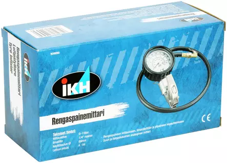 ILMANPAINEMITTARI ISONÄYTTÖ MAX 15 BAR - Rengaspainemittarit  - IKH8060 - 2
