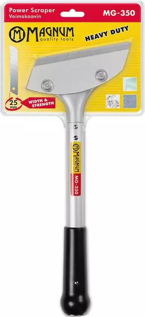 Magnum-kaavin SeriesPro MG-350 Kaavin pinnoitteiden, tarrojen, liiman, tiivisteiden ja saumausaineiden poistamiseen kovilta pinnoilta - Suunniteltu toimimaan kestävien 25 mm:n katkaisuterien kanssa, mikä lisää leveyttä ja kestävyyttä - Luotettava r - Taltat - 50350 - 1