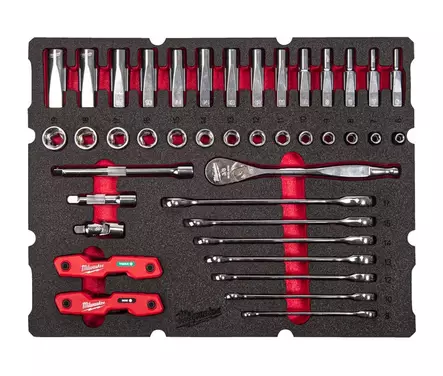 RÄIKKÄ 3/8" & RÄIKKÄ LENKKI SARJA 55KPL - Hylsysarjat - MW493640 - 2