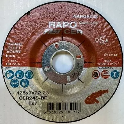 RAPO FAST 125X6,5X22 Keraaminen Hiomalaikka - Hiomalaikat - 125610 - 1