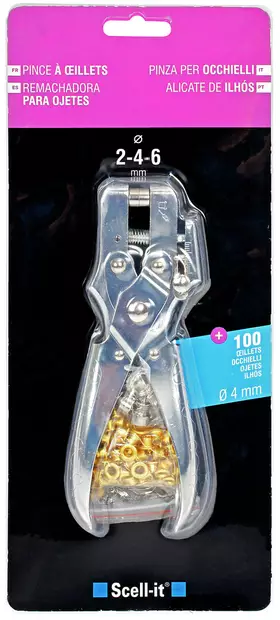 RENGASNIITTI PIHDIT 2-4-6MM + NIITIT - Yleis- ja siirtoleukapihdit - SCE220 - 2