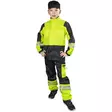 LASTEN TYÖTAKKI ALEX FL.KELTA/MUSTA - Lasten työvaatteet - PAT583K-150 - 2