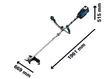 Bosch GFR 18V-25 Akkuruohoraivuri runko - Ruohoraivurit - 06008D1200 - 7