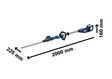 Bosch GHE 18V-50 FP Pitkävartinen akkupensasleikkuri runko - Pensasleikkurit - 06008D5100 - 3