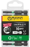 Kärki Impact 10kpl T20 50mm - Ruuvauskärjet ja pidikkeet - 19860 - 1