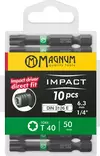 Kärki Impact 10kpl T40 50mm - Ruuvauskärjet ja pidikkeet - 19880 - 1