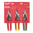 Milwaukee Peltisaksisarja 3kpl - Peltisakset ja listapihdit - MW499020 - 2