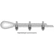 Vaijerilukko 3mm 10kpl Din741 - Luokittelemattomat ketjut ja tarvikkeet - V1620 - 10