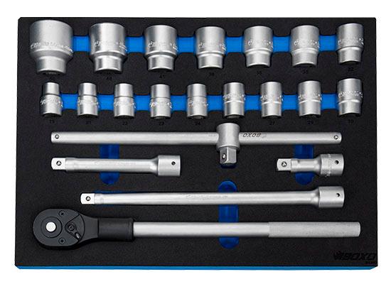 HYLSYAVAINSARJA 3/4" 21-OS. - Moduulit työkaluvaunuihin - 284-BXP460 - 1