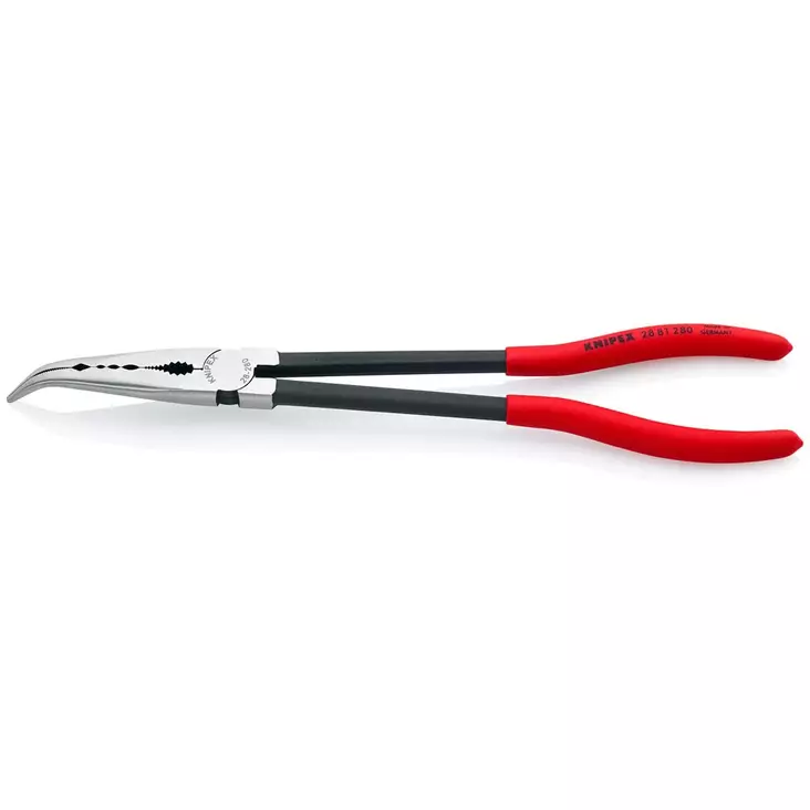 KNIPEX ASENNUSPIHDIT 280MM, TAIVUTETTU 45° - Kärkipihdit - 2881280 - 1