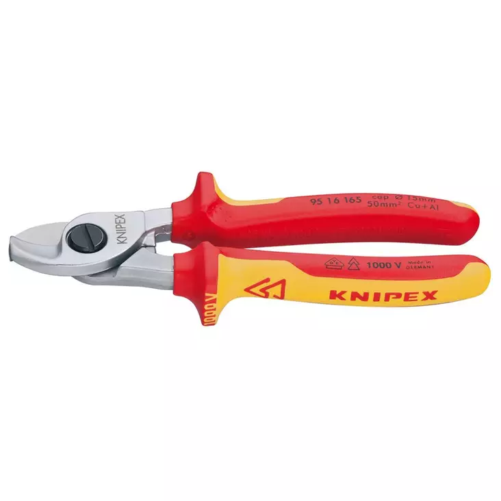 KNIPEX KAAPELILEIKKURI VDE 200MM, Ø20MM/70MM2 - Pulttisakset ja leikkurit - 9516200 - 1