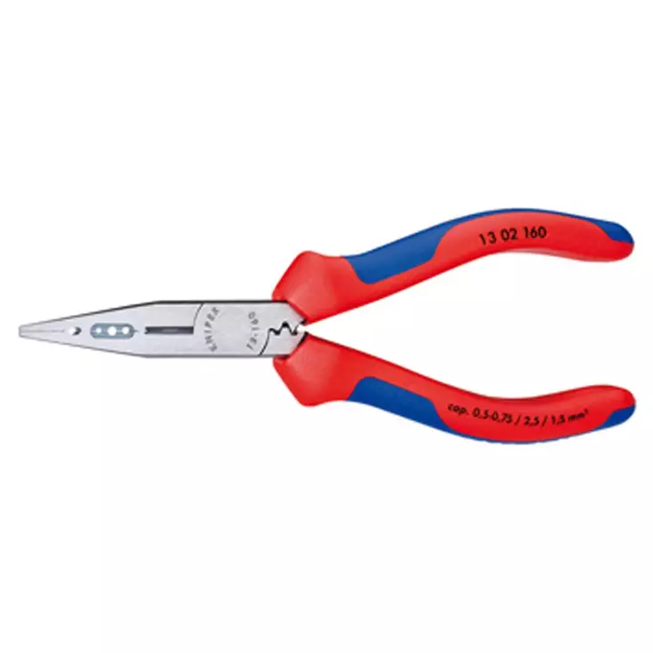 KNIPEX MONITOIMIKÄRKIPIHTI 160MM 0,5-2,5MM2 - Kärkipihdit - 1302160 - 1