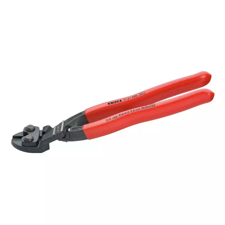 KNIPEX PULTTISAKSET 200MM, TAIVUTETTU 20° - Pulttisakset ja leikkurit - 7121200 - 1