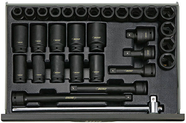 KONEHYLSYAVAINSARJA 3/4" - Moduulit työkaluvaunuihin - 284-BXP030 - 1