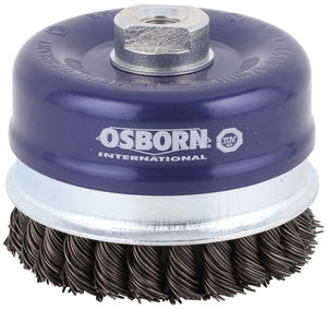 KUPPIHARJA M14 100MM TERÄSLANKA 0,80MM - Teräsharjat - OB030 - 1