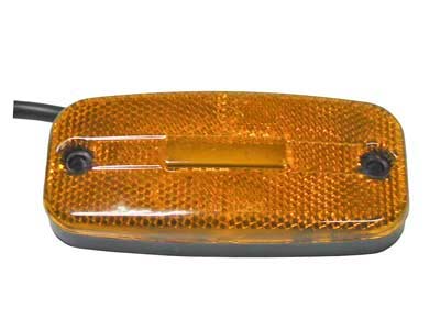 LED-ÄÄRIVALO KELT 10-30V 30CM JOHTO - Peräkärryn valot - 1608-0930 - 1