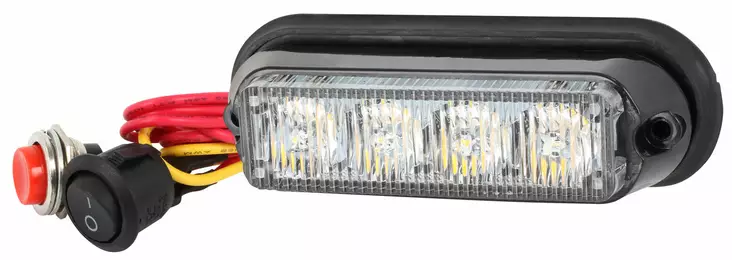 LED 4 VÄLÄHDYSVALO 114X34X40MM - Majakat ja varoitusvilkut - ST04940 - 1