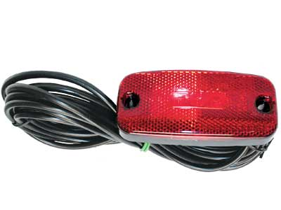 LED PUNAINEN ÄÄRIVALO 9-36V 5M JOHTO - Peräkärryn valot - 40-0250 - 1