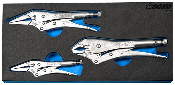 LUKKOPIHTISARJA 3-OS BOXO - Moduulit työkaluvaunuihin - 284-BX010 - 1