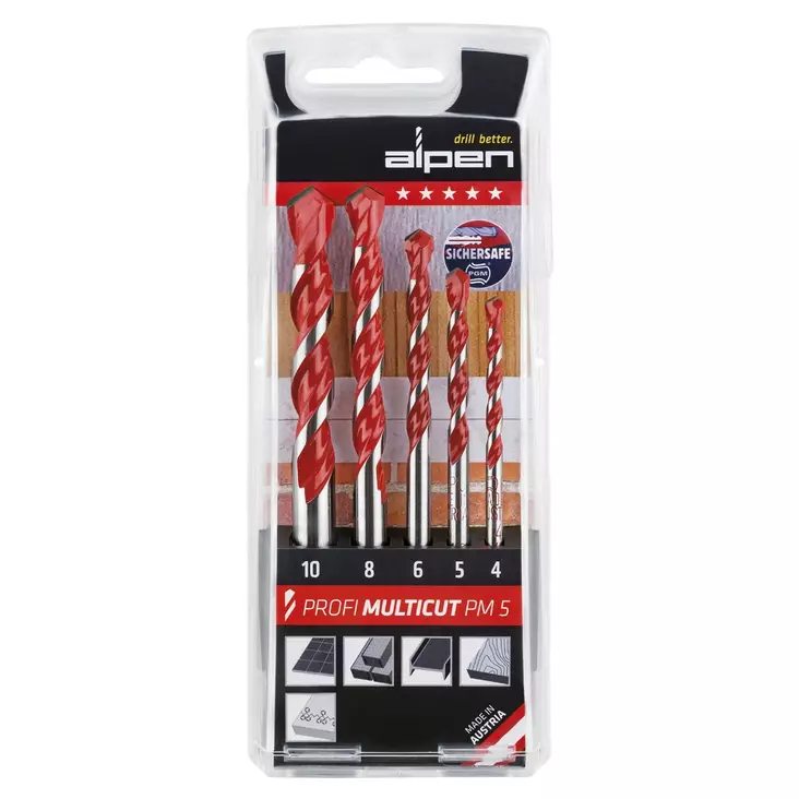 PORANTERÄSARJA 4-10MM 5-OS MULTICUT - Teräsarjat - AL100705100 - 1