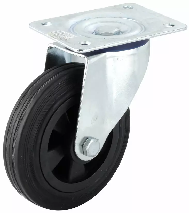 PYÖRÄ VAUNUN KÄÄNT.200MM MUSTA - Vaunu- ja kalusterenkaat - XPS20050 - 1