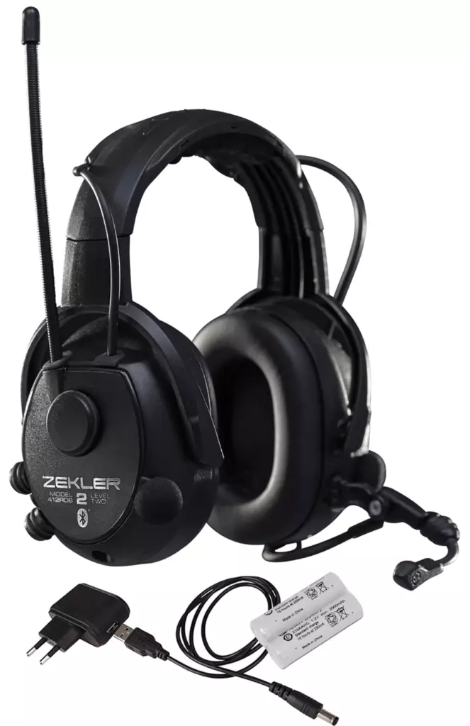 RADIOKUULOSUOJAIN ZEKLER 412RDB PAKETTI AKKU+LATURI - Kuulosuojaimet - 380682200 - 1