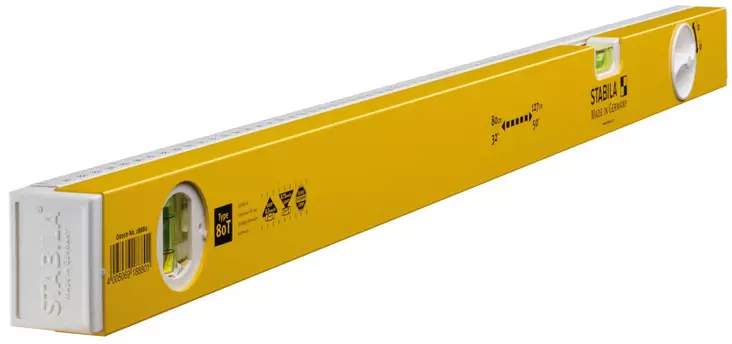 STABILA TELESKOOPPIVESIVAAKA 80-127CM, 80T - Mitat ja vesivaa'at - SB18880 - 1