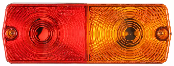 TAKAVALO 2-KAMMIOINEN VINOPOHJA 185X67MM - Peräkärryn valot - ST100360 - 1