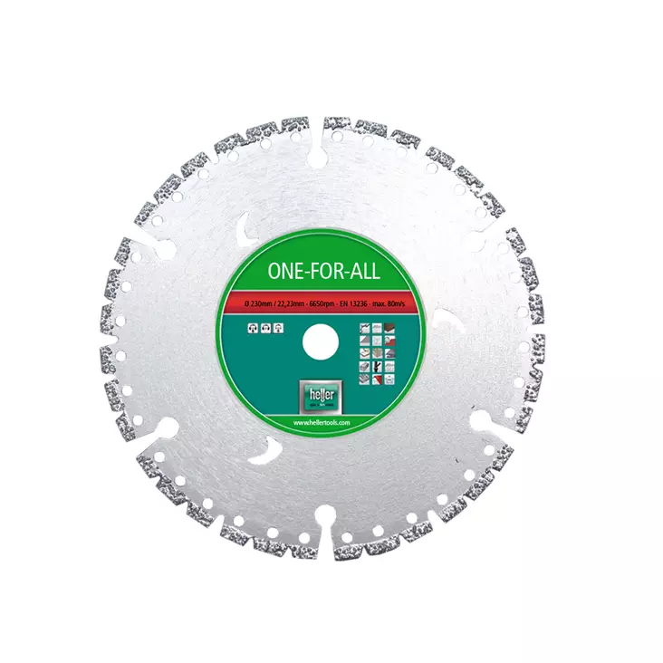TIMANTTILAIKKA 230MM HELLER ONE-FOR-ALL - Timanttilaikat - HE28680 - 1