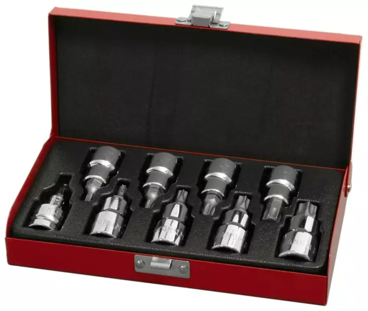 TORX-KÄRKIHYLSYSARJA 1/2" T20-T60 - Hylsysarjat - 14600 - 1