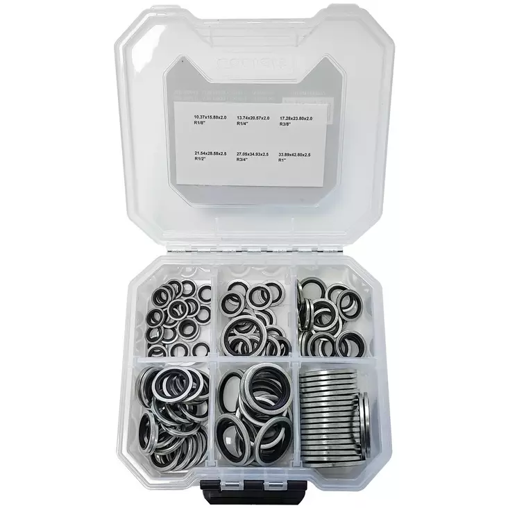 USIT LAJITELMA G1/8"-G1" 120KPL - Korjaamotyökalut - HTLG120 - 1