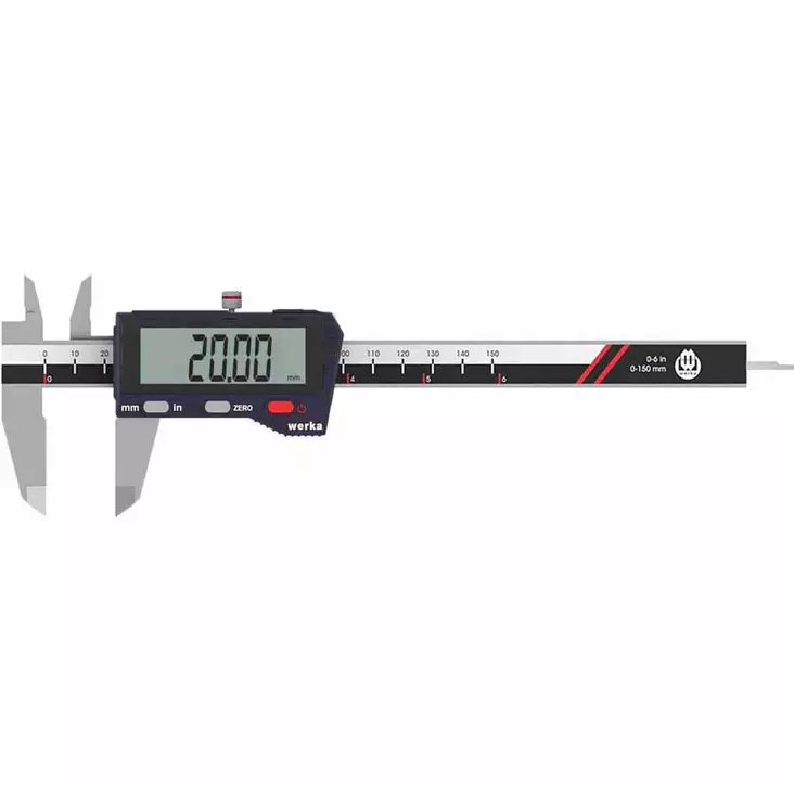 WERKA TYÖNTÖMITTA DIGIT. MAX 0-150X0.01MM - Mitat ja vesivaa'at - WER2229-150 - 1