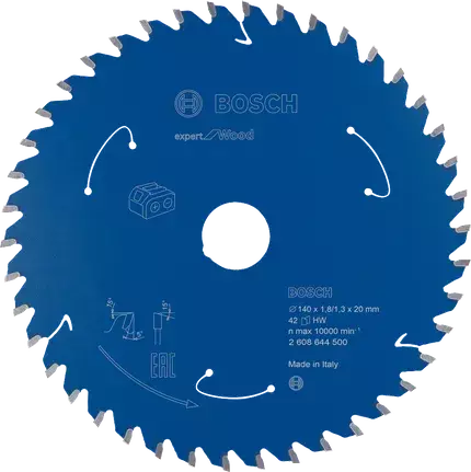 Akkupyörösahan terä Puulle 140X20 42T - Sirkkelinterät - 2608644500 - 1