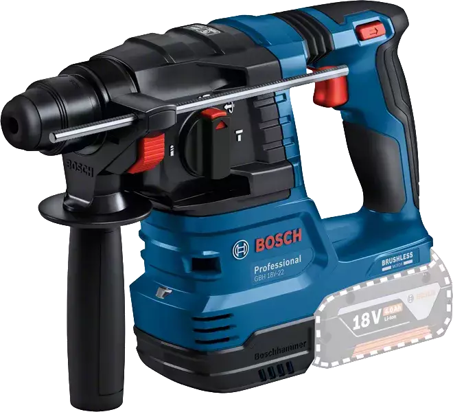 BOSCH AKKUPORAVASARA GBH 18V-22 SOLO - Poravasarat - 0611924000 - 1