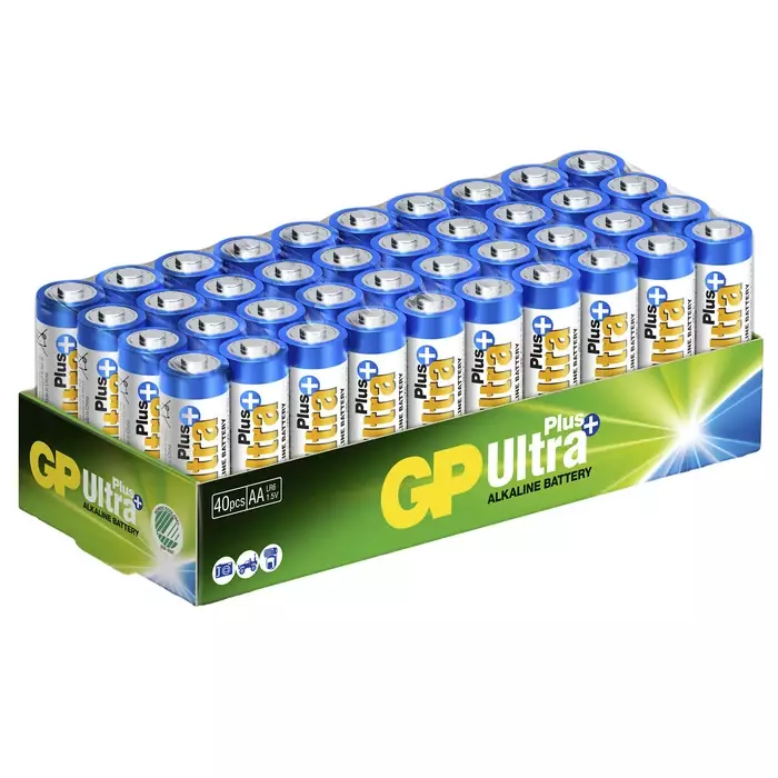 Gp Ultra Plus Alkaline AA-Patteri Lr6 4 - Paristot - GPLR06UP-40 - 1