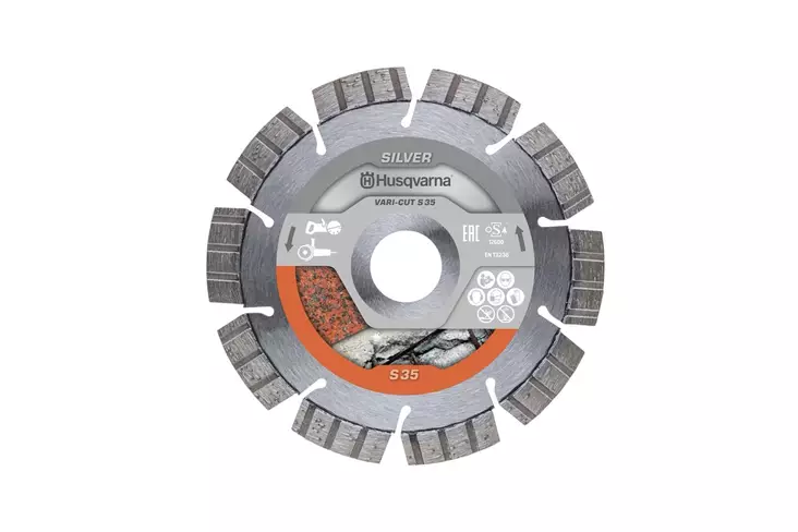 Husqvarna VARI-CUT™ S35 Timanttilaikka 125mm 22,23mm - Timanttilaikat - 541084040 - 1