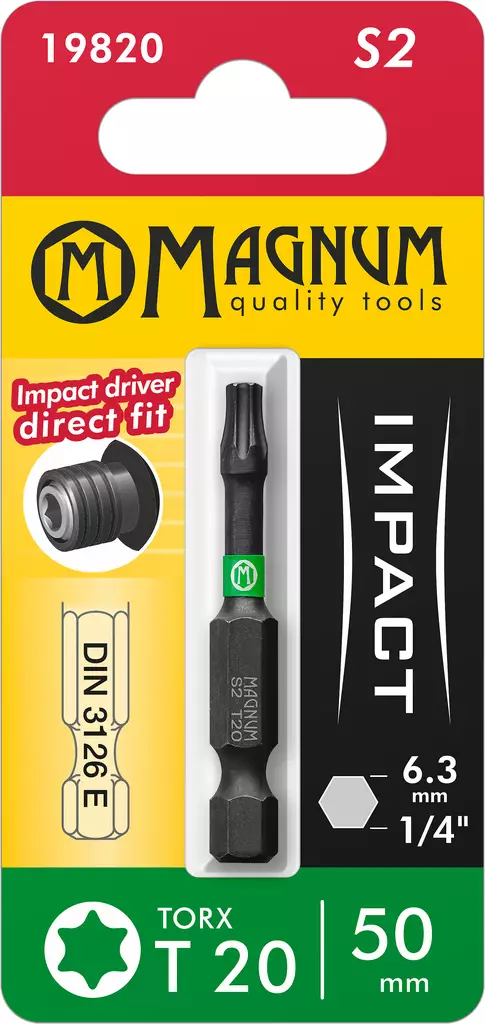 Kärki Impact T20 50mm - Ruuvauskärjet ja pidikkeet - 19820 - 1