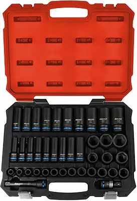 Konehylsysarja 1/2" Lyhyet&Pitkät 40-OS. - Hylsysarjat - 284-B33-K1940 - 1