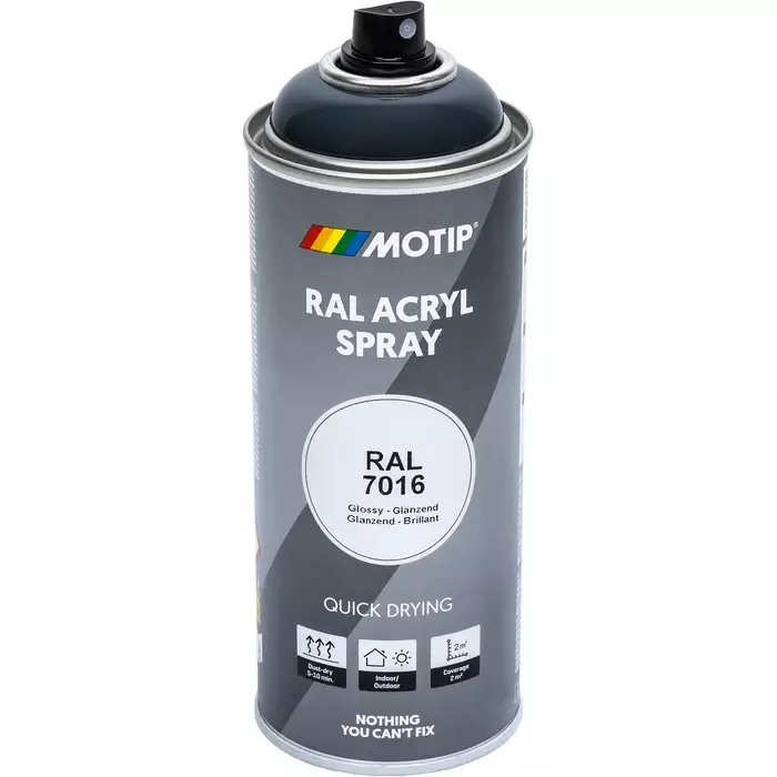 Maali harma ral 7016 akr. spray 400ml - Tekniset kemikaalit - TIP07020 - 1