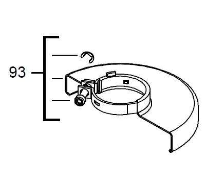 Milwaukee AG22-230 DMS Laikansuoja - Hiomatarvikkeet - 4931441110 - 1