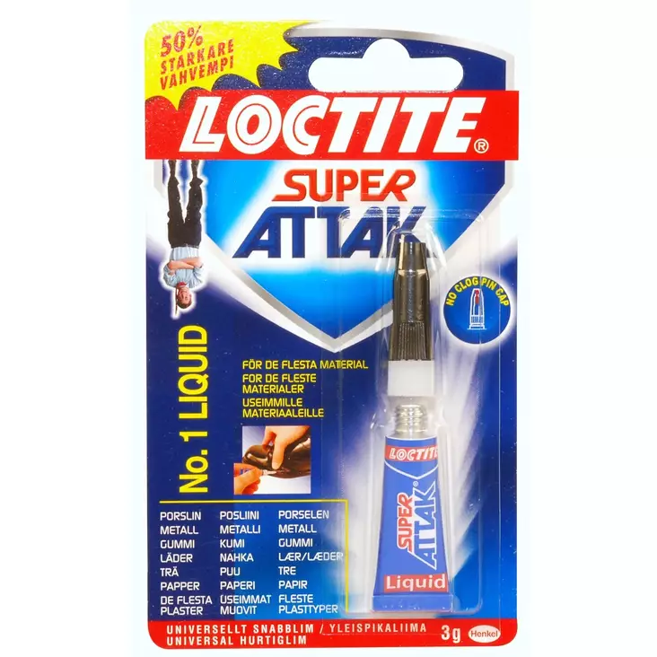 PIKALIIMA 3G LOCTITE SUPER ATTACK - Tekniset kemikaalit - HK100 - 1