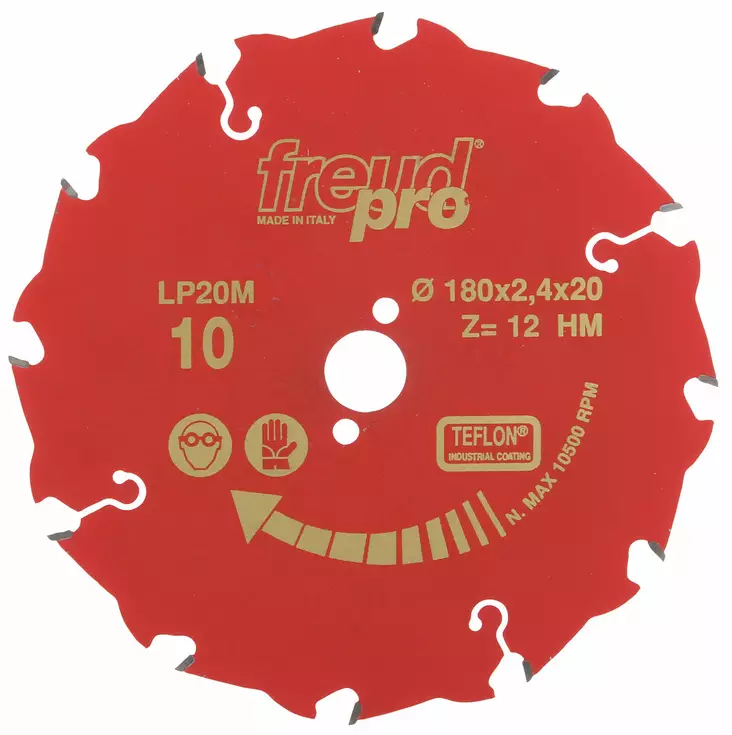 SIRKKELINTERÄ 180X2,4X20 Z12 KOVAMETALLI - Sirkkelinterät - CFT20010 - 1