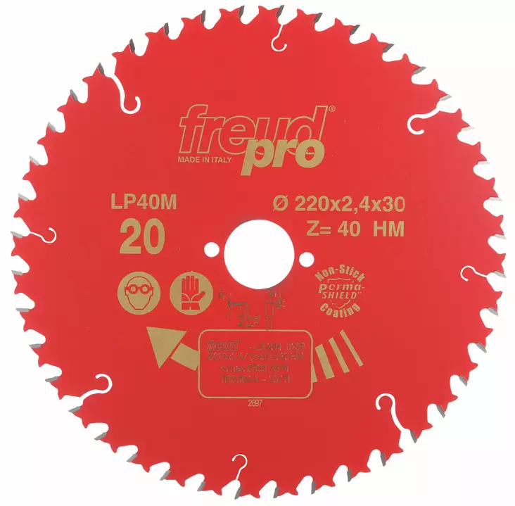 SIRKKELINTERÄ 220X2,4X30 Z40 KOVAMETALLI - Sirkkelinterät - CFT40020 - 1