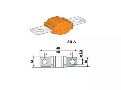 SULAKE MIDI 30A PUN - Liittimet - 0602030 - 1