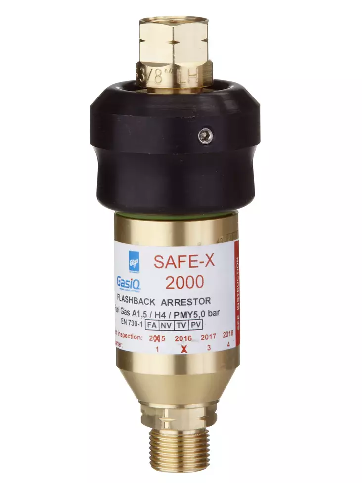 Takaiskusuoja Safe-X-2000, Asetyleenille - Kaasuhitsaus - 3004-0000 - 1